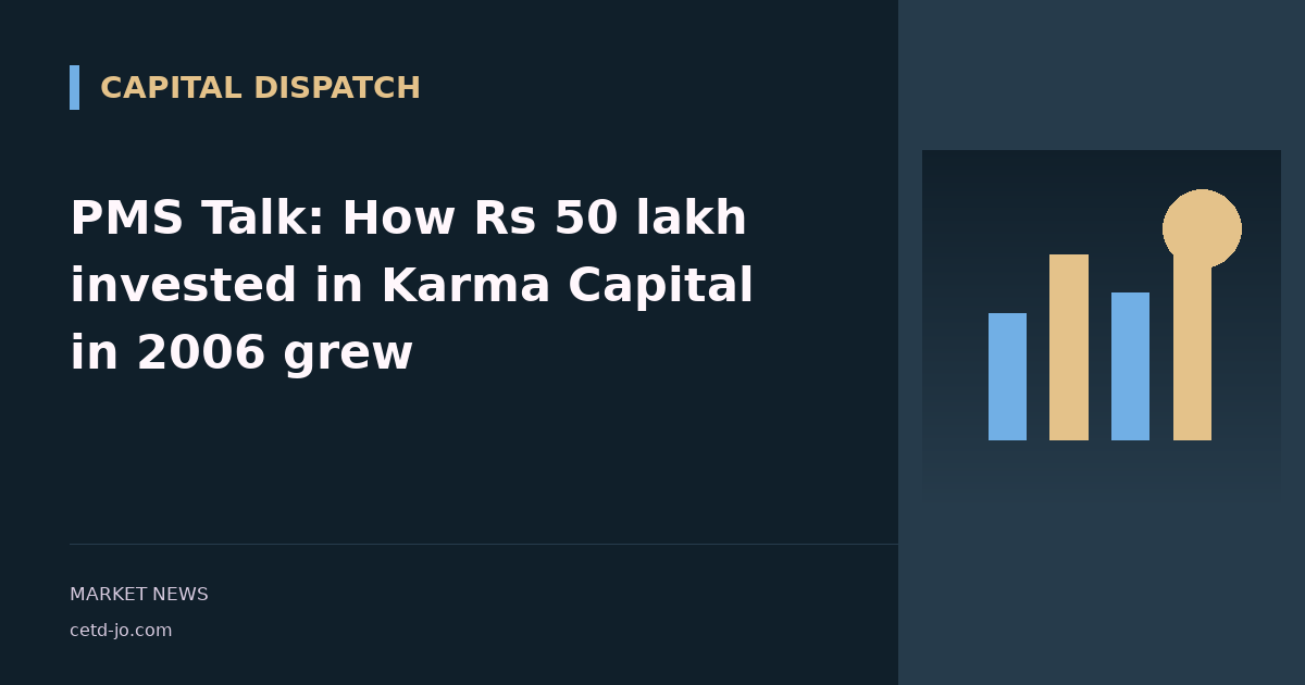 PMS Talk: How Rs 50 lakh invested in Karma Capital in 2006 grew