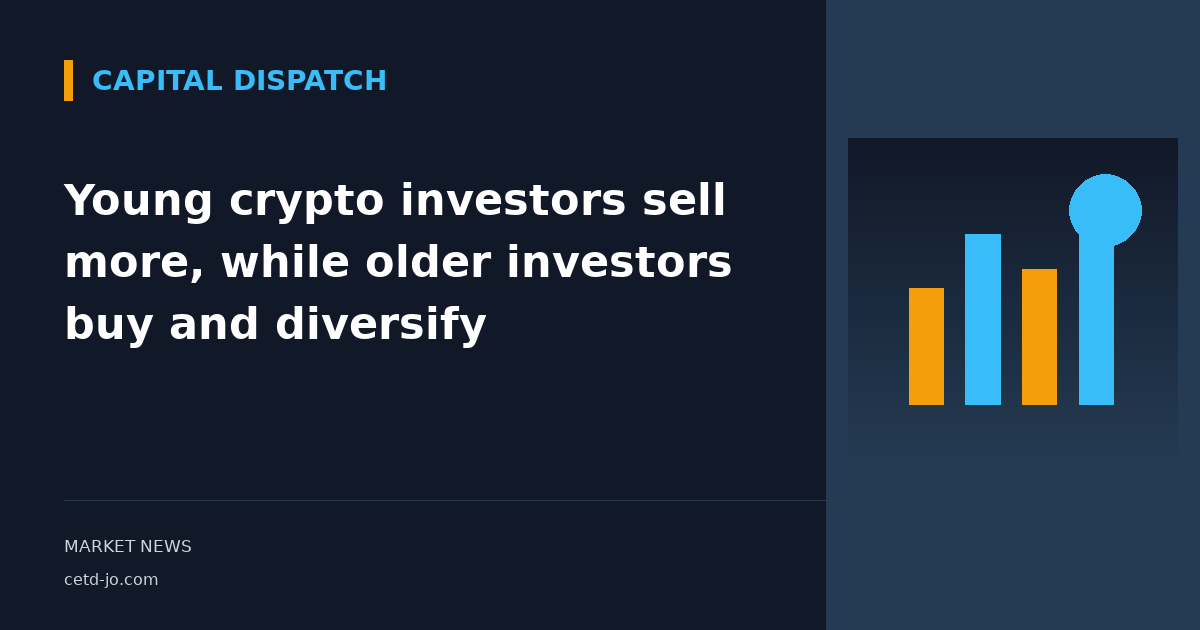 Young crypto investors sell more, while older investors buy and diversify